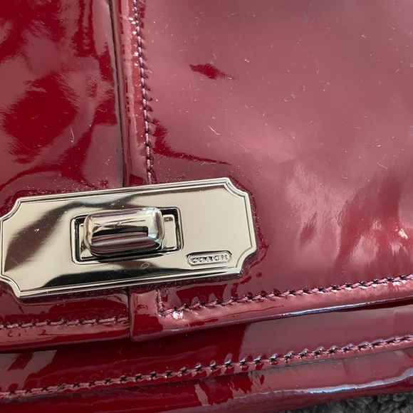 Red coach satchel - Picture 2 of 4